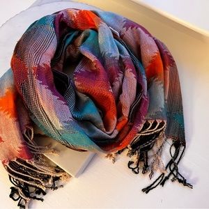 Colorful Geometric Scarf